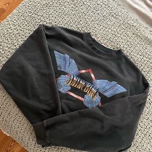 Harvey Crew Butterfly in Washed Black